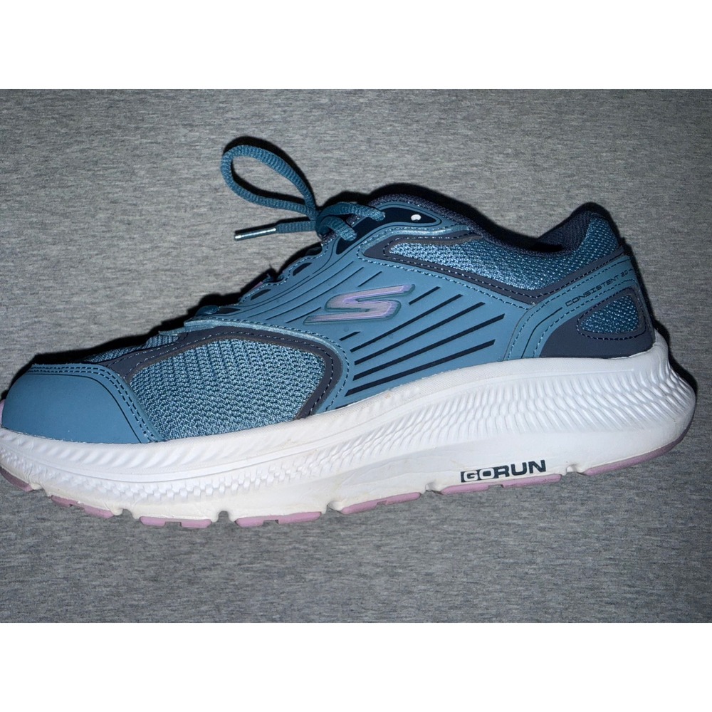 Skechers GoRun Consistent 2.0 Womens Blue Purple Running Shoes Sneakers Size 9.5